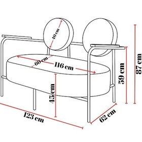 Resim Azra Mobilya Venüs Koltuk Takımı Siyah İskelet Modern Koltuk Seti Ofis Ve Ev Kullanımı Soft Kumaş Açık Kahve Açık Kahverengi 