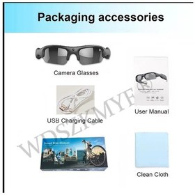 Resim 1080p Wifi Sürme Akıllı Gözlük Gözlük Doğa Sporları Sürüş Kablosuz Gözlük Eylem L71-wifi-no Card 