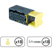 Resim TE Connectivity Konnektör 18 Pin Kablosuz 
