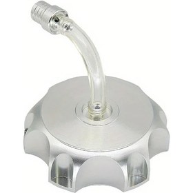 Resim Hightower Extreme Thief Bosher Titan M1m2m3m4m5m6m7m8 Çapraz Motosiklet Yakıt Tankı Kapağı Gümüş Renk 