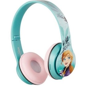 Resim Volkano Bluetooth Kulaklık Disney Frozen Karlar Ülkesi Anna Elsa Mikrofonlu Kablosuz Çocuk Kulaklığı Lisansl 