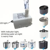Resim Ultra-Sessiz USB Güçlü Evcil Hayvan Su Pompası LED Göstergeli - Kedi & Köpek Çeşmeleri, Balık Tankları İçin Mükemmel | Yüksek Verimli Mini Daldırma Dağıtıcı 