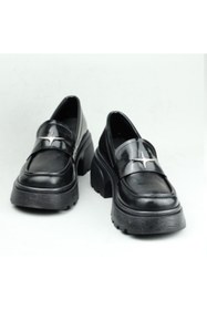 Resim Beety 24BK157.2500 Kalın Platform Taban Rugan Destek Tabanlı Oxford Günlük Şık Ayakkabı 