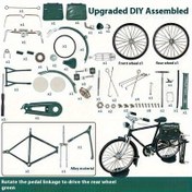 Resim DIY Montaj Retro Bisiklet Model Seti, Kayar Stil Montaj Model Seti, Dağ Bisikleti Koleksiyonluk, Yeni Yıl Hediyeleri ve Cadılar Bayramı/Paskalya için Uygun 