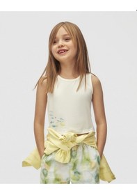 Resim Xo Kids Kız Çocuk Atlet 4-8 Yaş 38524 Ekru 