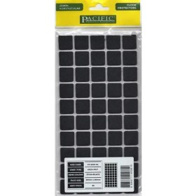 Resim Bfs Pacific 6020 Bl Yapışkanlı Keçe 20 mm x 20 mm Siyah 