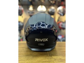 Resim Rivox R1 Mat Siyah Kapalı Kask MD820 