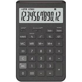 Resim Casio JT-200T-GY 12 Hane Gri Masa Üstü Hesap Makinesi 