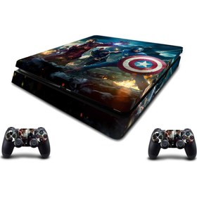 Resim Stickermarket PS4 Slim Avengers Sticker Seti 