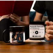 Resim Spotify Tasarımlı Sihirli Kupa Bardak 1 Adet 