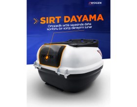 Resim Wogen WG41 41 L Arka Çanta Beyaz Renkli Suya Dayanıklı ve Güvenli Kilit Sistemi ile Premium Tasarım 
