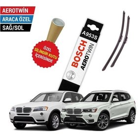 Resim Bosch Aerotwin A953S BMW X3 Silecek Takımı (2011-2017 F25) 