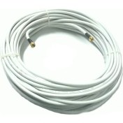 Resim Borsan Anten Uydu Kablosu Beyaz Rg6-U6 50 mt 