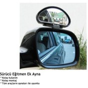 Resim Kör Nokta Ayna Seti 2 Li Yuvarlak Siyah 