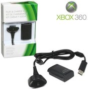 Resim Microsoft Xbox 360 Oyun Kolu Şarj Kit Xbox 360 Batarya 