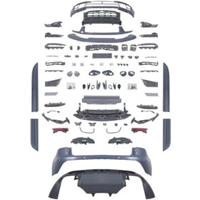 Resim Porsche Macan 2014-2020 İçin Uyumlu 2021+ Facelift Body Kit 