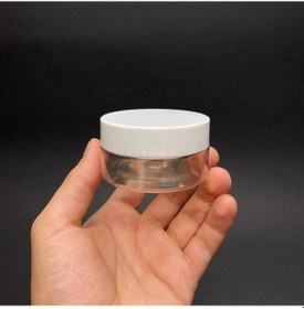 Resim 50 Ml Beyaz Kapaklı Sızdırmaz Contalı Pet Kavanoz , 50 Cc Plastik Krem Kavanozu X 6 Adet 
