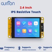 Resim ESP32 Arduino LVGL WiFi ve Kablosuz Geliştirme Kartı ile 7.11cm Akıllı LCD TFT Ekran, Dokunmatik Ekran ve USB Güç Kaynağı - Parlaklık Kontrolleri, Gecikme Kutusu, Test Modu, Freertos İşletim Sistemi 