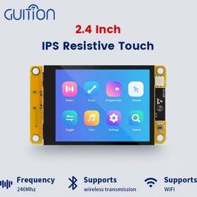 Resim ESP32 Arduino LVGL WiFi ve Kablosuz Geliştirme Kartı ile 7.11cm Akıllı LCD TFT Ekran, Dokunmatik Ekran ve USB Güç Kaynağı - Parlaklık Kontrolleri, Gecikme Kutusu, Test Modu, Freertos İşletim Sistemi 