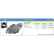 Resim Ayfar-505206 - Far Sağ Motorlu 7 Pin Ducato Maxi 06-14 