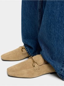 Resim PARFOIS Metalik Detaylı Deri Makosen 