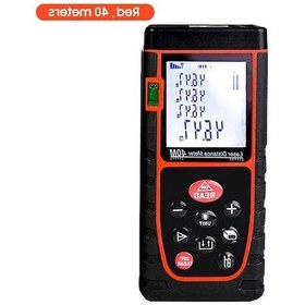 Resim Pazly Taşınabilir Yüksek Hassasiyetli Lazer Mesafe Ölçer - 40m Ölçüm, Alan/hacim Hesaplama, Veri Depolama 