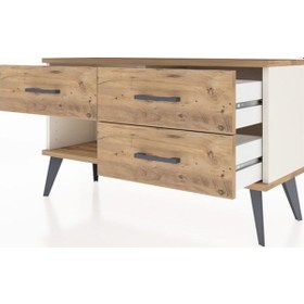 Resim Arges Şifonyer 3 Çekmeceli 88x30x48 Aytaşı-çam Çam 