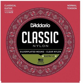 Resim D'Addario EJ27N Normal Tension Klasik Gitar Teli ( 1/2 Boyut ) 