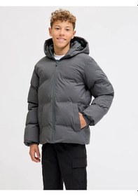 Resim Jack & Jones Jack&jones Jjkaito Erkek Çocuk Şişme Mont 12282301 Gri 