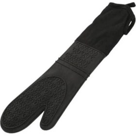 Resim Teknotrust Silikon Fırın Eldiveni. Siyah 42.5 cm 