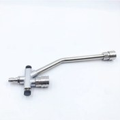 Resim Geeksen Stainless Steel 1/4 Hızlı Bağlantı, Köpük Ve Su Püskürtme İki İşlevli Yüksek Basınçlı Araba Yıkama Lanse Atar Aksesuarı 