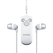 Resim Syrox MX13 Bluetooth Kablosuz Kulakiçi Kulaklık SYX-MX13 Beyaz 