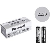 Resim Panasonic R03UE/2S AAA İnce Kalem Pil 30 x 2'li 