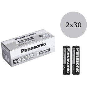 Resim Panasonic R03UE/2S AAA İnce Kalem Pil 30 x 2'li 