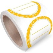 Resim Fastbuy Kırmızı 50mm Etiketler, Taşınabilir, 500 Adet/rulman, Cam Kavanoz İçin 