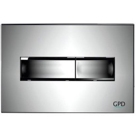 Resim GPD Gömme Rezervuar Butonu Kare Krom Btn06 