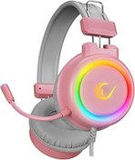 Resim ShopZum rampage sn-r10 alquist pembe 3,5mm rgb gaming oyuncu mikrofonlu kulaklık 