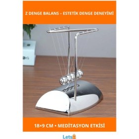 Resim Z Denge Balans Estetik Dekoratif Obje 18x9 Cm 1 Adet 