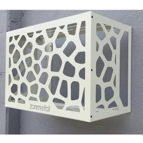 Resim Stone Klima Motoru Gizleme Kafesi Ral 9003 Beyaz 82x55x41 Cm 