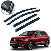 Resim Carmind Volkswagen Tiguan Krom Çıtalı Cam Rüzgarlığı 2016-2020 