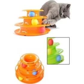 Resim Tower Of Tracks 3 Katlı Kedi Oyuncağı 