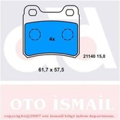 Resim BOSCH 986460955 Fren Balatası Arka Astra F 91- Vectra A 88- Kadett E 84- Calıbra 90- / 900 II 93-98 
