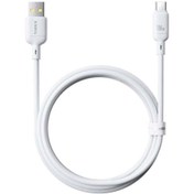 Resim Baseus Silky Series USB to Type-C 100W Hızlı Şarj Kablosu 1m - Beyaz 