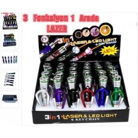 Resim 3in1 Lazer Ve Fener 3 Fonksyon Bir Ara 