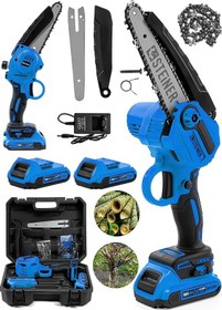 Resim Steiner 198 Vf 10 Ah 25cm Bakır Sargı Akülü Dal Kesme Budama Mavi 