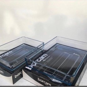 Resim Paşabahçe Dikdörtgen Premium 2 Li Borcam Set Büyük-küçük 075oa 59324-59334 Diğer 