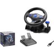 Resim NODAR Nd706 Direksiyon Seti 7in1 Ps4/Ps3/Pc/Xbox One/Xbox 360/Ns Switch Android Siyah 