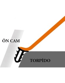 Resim Güçlas Araç Torpido Göğüs Konsol Ön Cam Arası Ses Yalıtım Fitili 165 CM Kauçuk Malzeme 