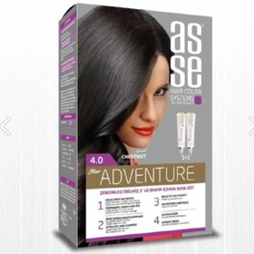 Resim Asse Hair Color System Saç Boyası Kestane No: 4.00 