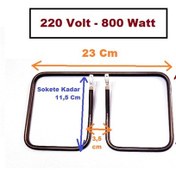Resim Tost Makinesi Rezistans 23 Cm X 13 Cm 650 Watt 220 V 